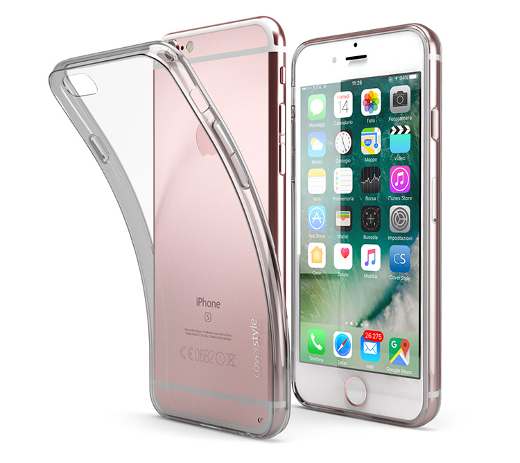 iPhone 6 Case, Clear Case Transparent TPU Soft Gel Shockproof Back Cover for iPhone 6. X-Shock Technology Cover for iPhone