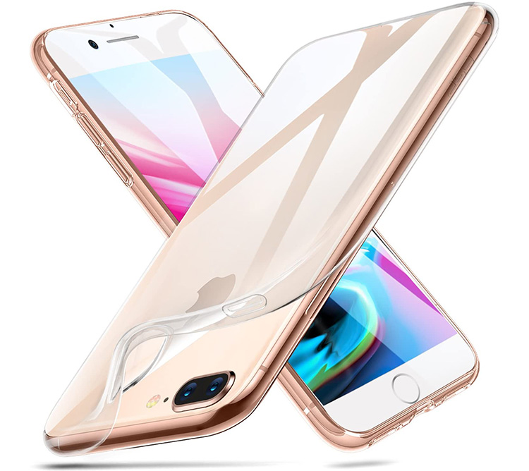 iPhone 7 Case, Clear Case Transparent TPU Soft Gel...