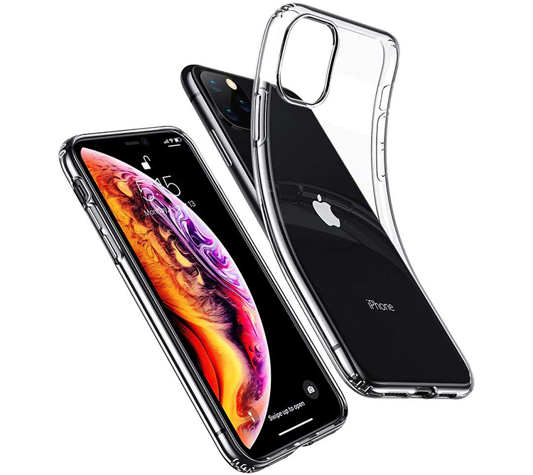 iPhone 11 Case, Clear Case Transparent TPU Soft Gel Shockproof Back Cover for iPhone 11. X-Shock Technology